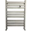 Полотенцесушитель Ника MODERN ЛМ-7 80/50 Matt Antique Silver с вентилями (комплект люкс)