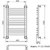 Полотенцесушитель Ника TRAPEZIUM ЛТ (Г2) 100/60