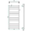 Полотенцесушитель ГРОТА ECOCLASSIK 63/120