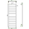 Полотенцесушитель ГРОТА BREZZA 53/150