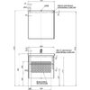 Зеркало-шкаф Aquanet Латина 70 белый