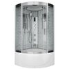 Душевая кабина Niagara NG-7790W (900x900х2150) высокий поддон стенки БЕЛЫЕ