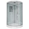 Душевая кабина Niagara NG-7701W (900x900х2100)  низкий поддон (15см) стенки БЕЛЫЕ
