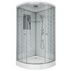 Душевая кабина Niagara NG-7702W (1000x1000х2100)  низкий поддон (15см) стенки БЕЛЫЕ