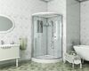 Душевая кабина Niagara NG-7702W (1000x1000х2100)  низкий поддон (15см) стенки БЕЛЫЕ