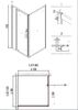Душевое ограждение Niagara NG- 6601-08 (90*90*190) квадрат, дверь распашная