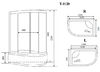 Timo Standart T-5520 L душевая кабина (120*85*220)