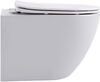 Унитаз подвесной Aquanet Rimless Cetus W Short LX-1900 крышка микролифт