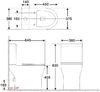 Сливной бачок Aquanet Roll 2-C-1 CL-12289-1