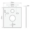 Инсталляция Berges Wasserhaus Atom 410 040332 для унитаза с Черной матовой клавишей смыва