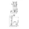 Инсталляция Berges Wasserhaus Atom 410 040332 для унитаза с Черной матовой клавишей смыва