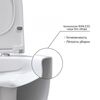 Унитаз BERGES подвестной EGO Rimless 49см, сиденье дюропласт Toma Slim SO, микролифт, быстросьем