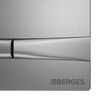 Кнопка BERGES для инсталляции NOVUM F2 матовый хром