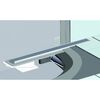 Желоб BERGES водосток напольный B1 Keramik 700 нержавеющая сталь, решетка бронза, S-сифон D50/110 вертикальный