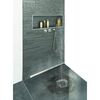 Желоб BERGES водосток WALL 600 пристенный, хром глянец, S-сифон D50/105 H50 вертикальный