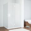 Душевой уголок Vegas Glass AFA-F NOVO 110*80 01 10 R профиль белый стекло сатин