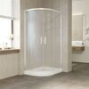 Душевой уголок Vegas Glass ZS-F NOVO h2000 120*110 01 10 профиль белый стекло сатин