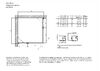 Душевой уголок Vegas Glass AFA NOVO 100 02М CRYSTALVISION профиль черный матовый стекло CRYSTALVISION
