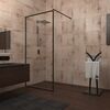 Душевая перегородка Veconi Korato KR-71, 1000x1950, черный, стекло прозрачное