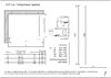 Душевая перегородка Vegas Glass EAF LUX 86 05 01 профиль бронза стекло прозрачное