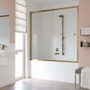 Шторка на ванну Vegas Glass ZV TUR NOVO 150 05 01 профиль бронза стекло прозрачное