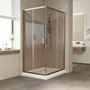Душевой уголок Vegas Glass ZA-F TUR NOVO 120*110 05 05 профиль бронза стекло бронза