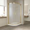 Душевой уголок Vegas Glass ZS-F TUR NOVO 120*100 09 10 профиль золото глянцевое стекло сатин