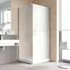 Душевой уголок Vegas Glass EP-Fis LUX 90 08 10 R профиль глянцевый хром стекло сатин