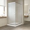 Душевой уголок Vegas Glass ZA-F TUR NOVO 100*80 08 10 профиль глянцевый хром стекло сатин