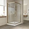 Душевой уголок Vegas Glass ZA-F TUR NOVO 120*100 05 CRYSTALVISION профиль бронза стекло CRYSTALVISION