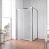 Душевой уголок Vegas Glass ZP+ZPV TUR NOVO 135*70 08 10 профиль глянцевый хром стекло сатин