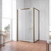 Душевой уголок Vegas Glass ZP+ZPV TUR NOVO 120*90 05 10 профиль бронза стекло сатин