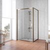 Душевой уголок Vegas Glass ZP+ZPV TUR NOVO 135*100 05 01 профиль бронза стекло прозрачное