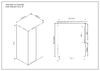 Душевой уголок Vincea Slim VSR-2SL8010CL-R, 1000*800, хром, стекло прозрачное, правый