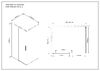 Душевой уголок Vincea Slim VSR-2SL8010CL-L, 1000*800, хром, стекло прозрачное, левый