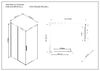 Душевой уголок Vincea Slim VSS-2SL8010CLB-L, 1000*800, матовый черный, стекло прозрачное, левый
