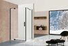 Душевой уголок Vincea Extra VSR-1E901090CLB, 900/1000*900, черный, стекло прозрачное