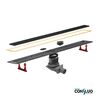 Душевой лоток Pestan Confluo Premium Line 550 Black Glass Gold