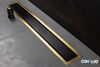 Душевой лоток Pestan Confluo Premium Line 550 Black Glass Gold