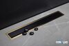 Душевой лоток Pestan Confluo Premium Line 300 Black Glass Gold