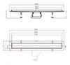 Душевой лоток Betto by Pestan Line 650