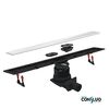 Душевой лоток Pestan Confluo Frameless Line 550 White Glass