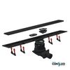 Душевой лоток Pestan Confluo Frameless Line 850 Black Glass