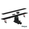Душевой лоток Pestan Confluo Frameless Line 550 Black Glass