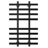 Полотенцесушитель Secado Понтида 4 80/20/70, электрический L, ЧЕРНЫЙ МАТОВЫЙ