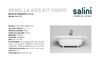Ванна Salini ORNELLA AXIS OVAL KIT 103512M 190х90х60 S-Sense (Sapirit) покрытие Матовое