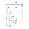 Смеситель для кухни Webert Spirit SO920302722, черный/бронза