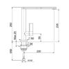 Смеситель для кухни Webert Essential EN920302441, черный/сталь