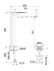 Смеситель для раковины Fiore Kube 100CR8517, хром