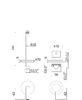 Смеситель для раковины Paffoni Light LIG007ST70 (с внутренней частью)